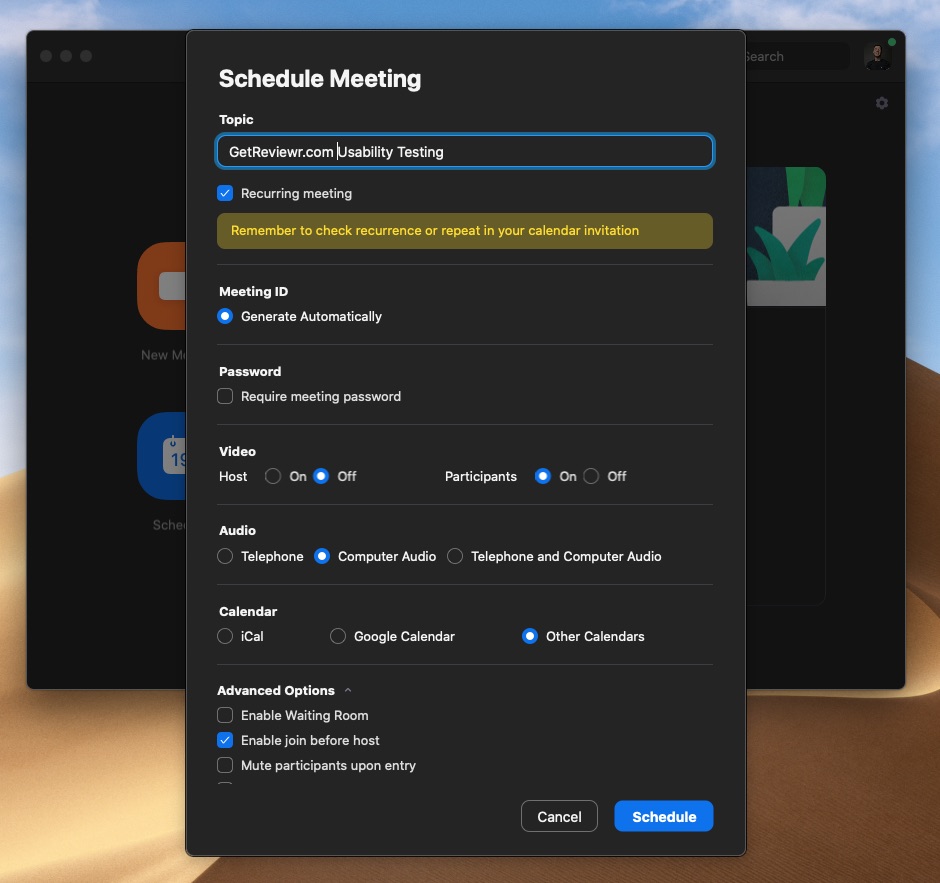 How you can perform usability testing using Zoom